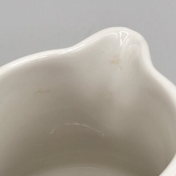 Vintage Shenango Creamer Pitcher Blue Floral Design Anchor Hocking 1980 - Picture 7 of 7